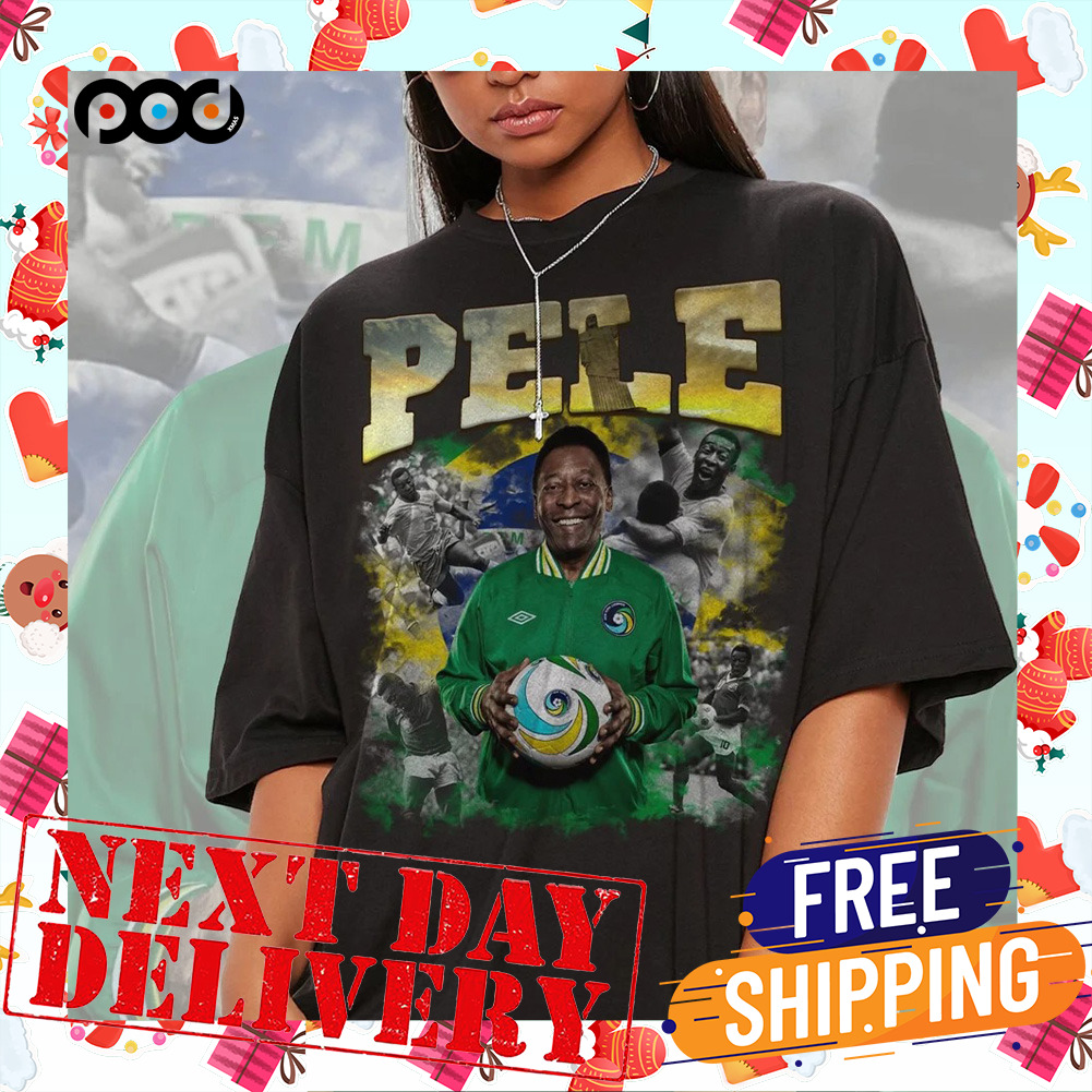 RIP Pele 1940 – 2022 Soccer Player Brazil Vintage Shirt