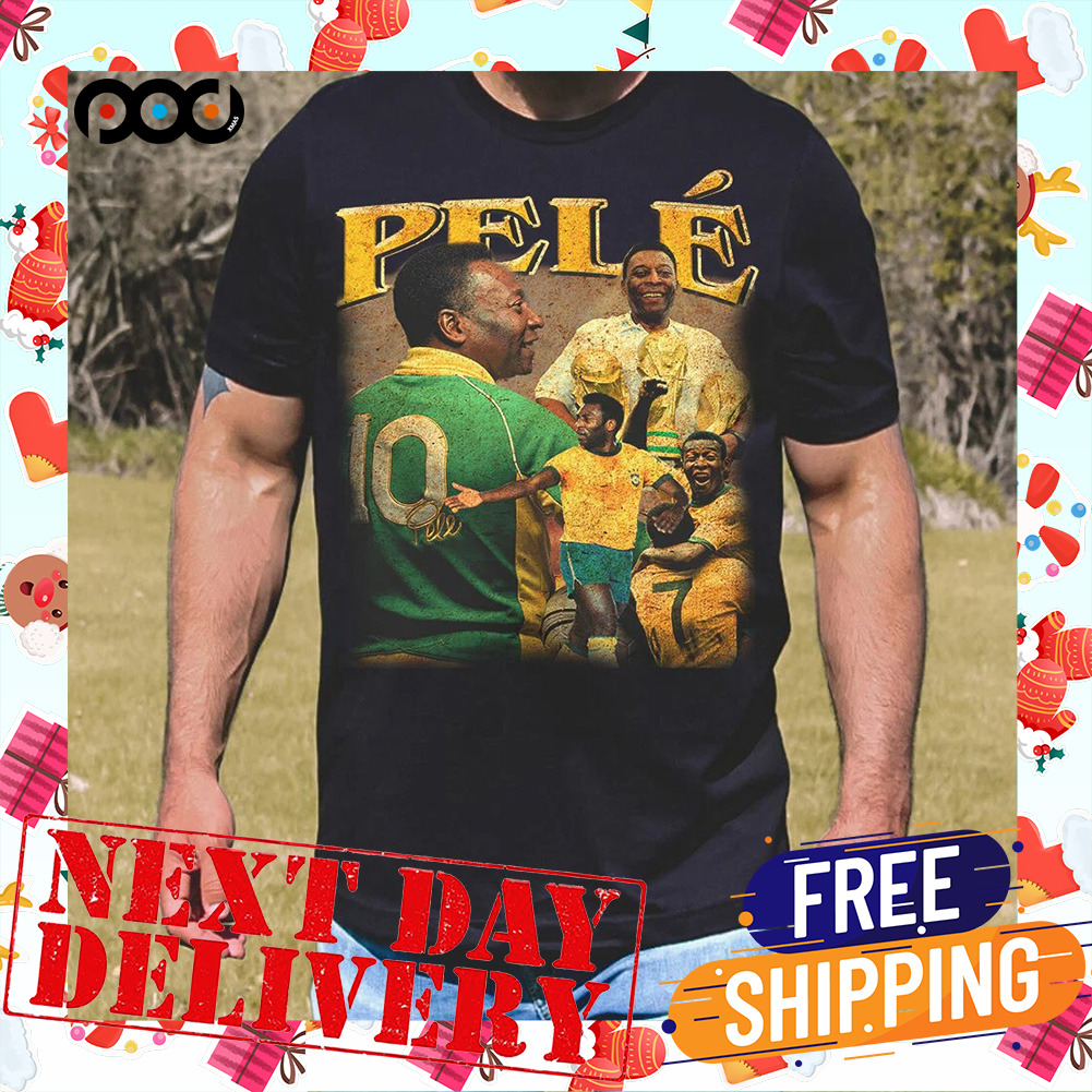 The King Pele Winner Football Golden Ball Player Vintage Shirt