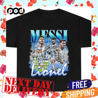 Lionel Messi Vintage Bootleg Shirt, World Cup 2022