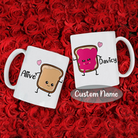 Custom Name Couple Mug Set, valentine gifts for boyfriend, gift ideas for her, cute gift for girlfriend