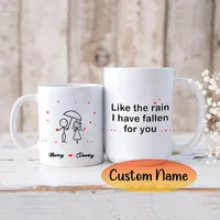 BoldLoft Couple Gifts Couple Coffee Mugs Gifts for Her Girlfriend Gift Wife Gift Anniversary Valentines Day Christmas Wedding Fallen for You