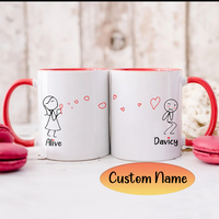 Couple Mugs Gift for Her Christmas Gift for Girlfriend Wife Gift Couple Gifts Valentines Mug Anniversary BoldLoft From My Heart to Yours