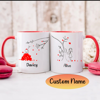 Couples Mugs Couples Gift Set Valentines Day Gifts for Him Boyfriend Mug Husband Gift Love Mug BoldLoft Love You Madly His and Hers Mugs