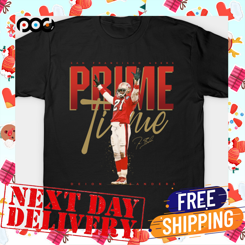 Prime Time Deion Sanders San Francisco Retro 49ers Throwback Niners Classic Shirt The City