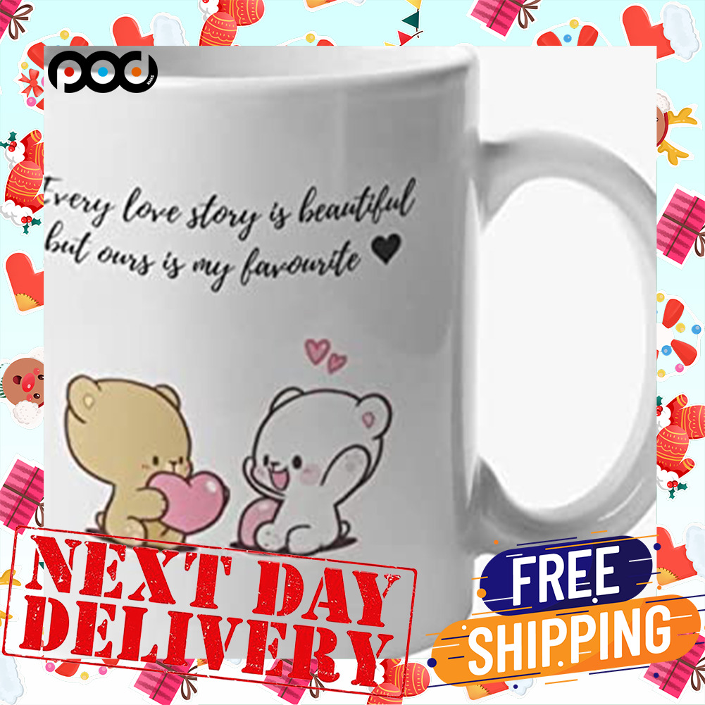 Every Love Story Is Beaautiful But Ours Is My Favorite Heart Couple Beer Mug