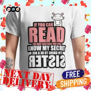 If You Can Read White Rabbit Shirt
