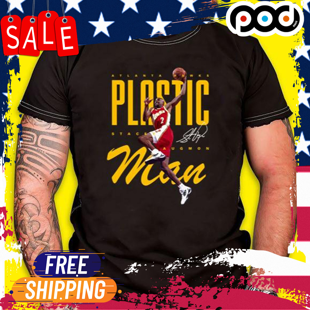 Plastic Man Stacey Augmon Atlanta Hawks Shirt