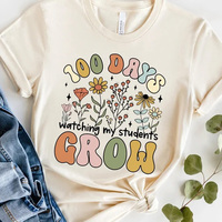 100 Days Of School Teacher Watching My Students Grow Shirt
