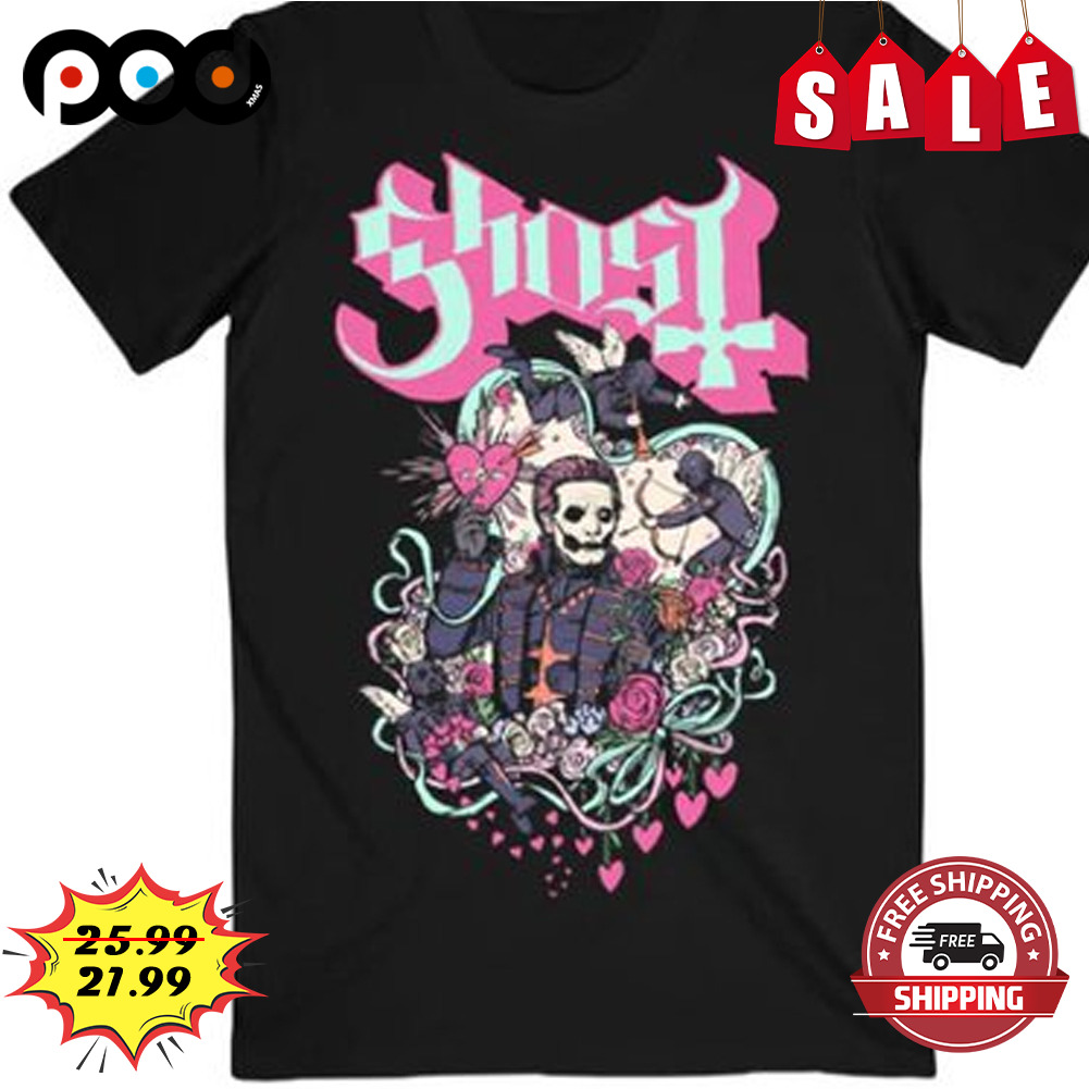 Ghost Papa Cupid Valentine's Day Shirt