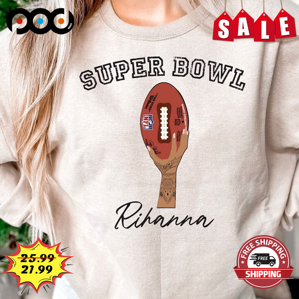 Rihanna Rihanna Superbowl Football Shirt