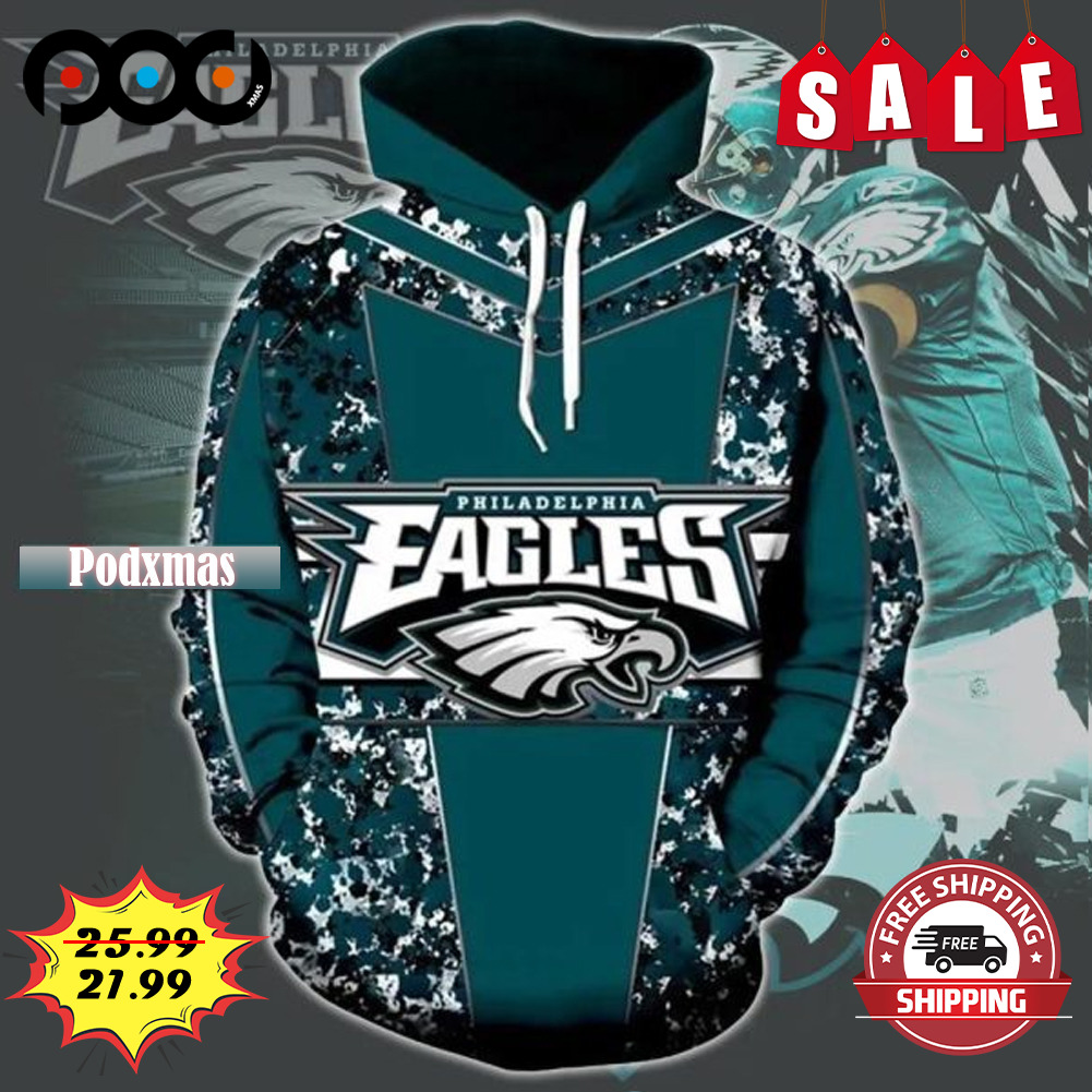 Philadelphia Eagles 2023 football 3D Shirt