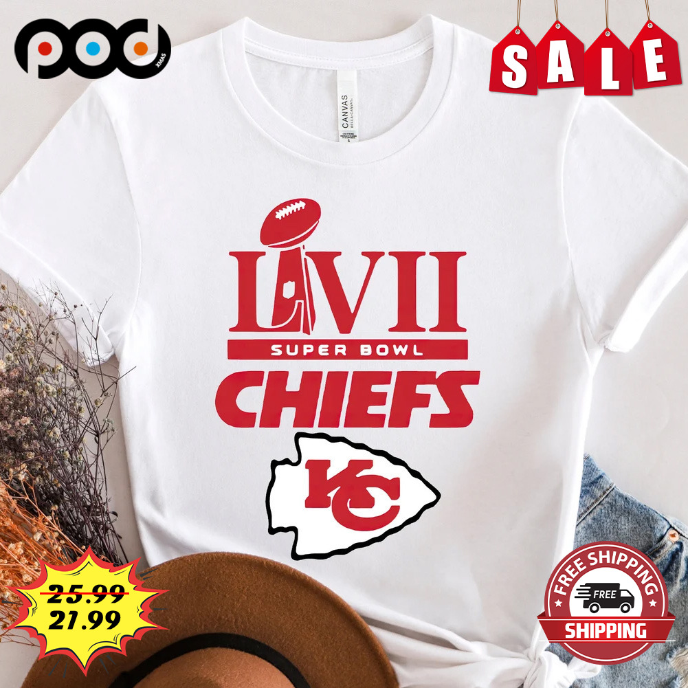 LVII Super Bowl Champions 2023 Chiefs Football Shirt