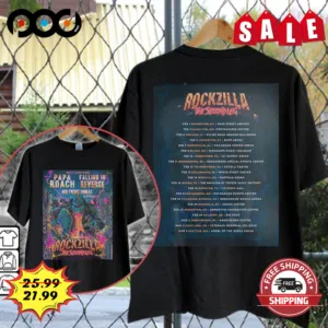 Rockzilla The Second Leg Music Tour 2023 Shirt
