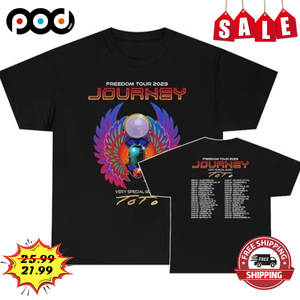 Journey 50th Anniversary Freedom Tour 2023 Shirt