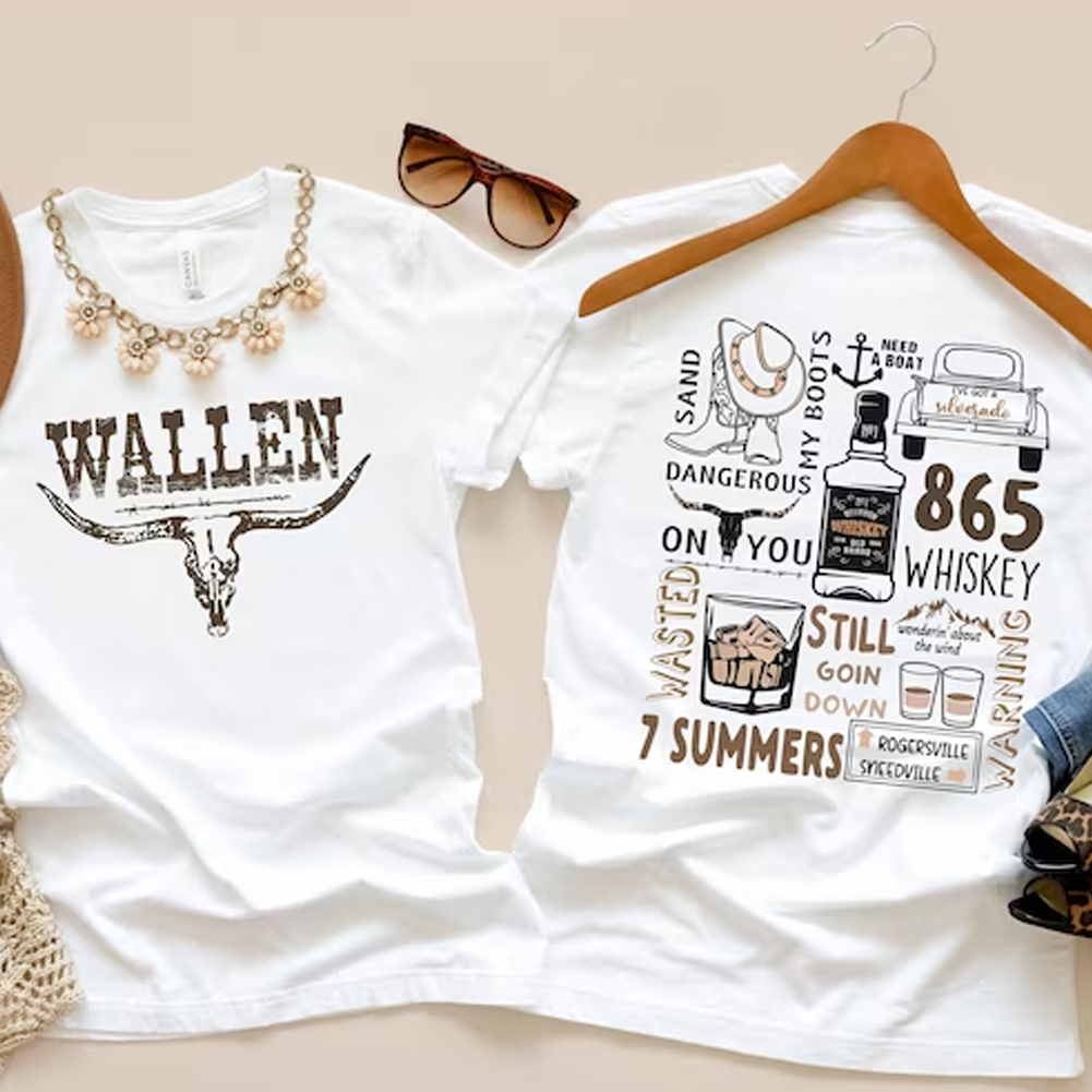Wallen Western Cowboy  Girl  Country Music Shirt
