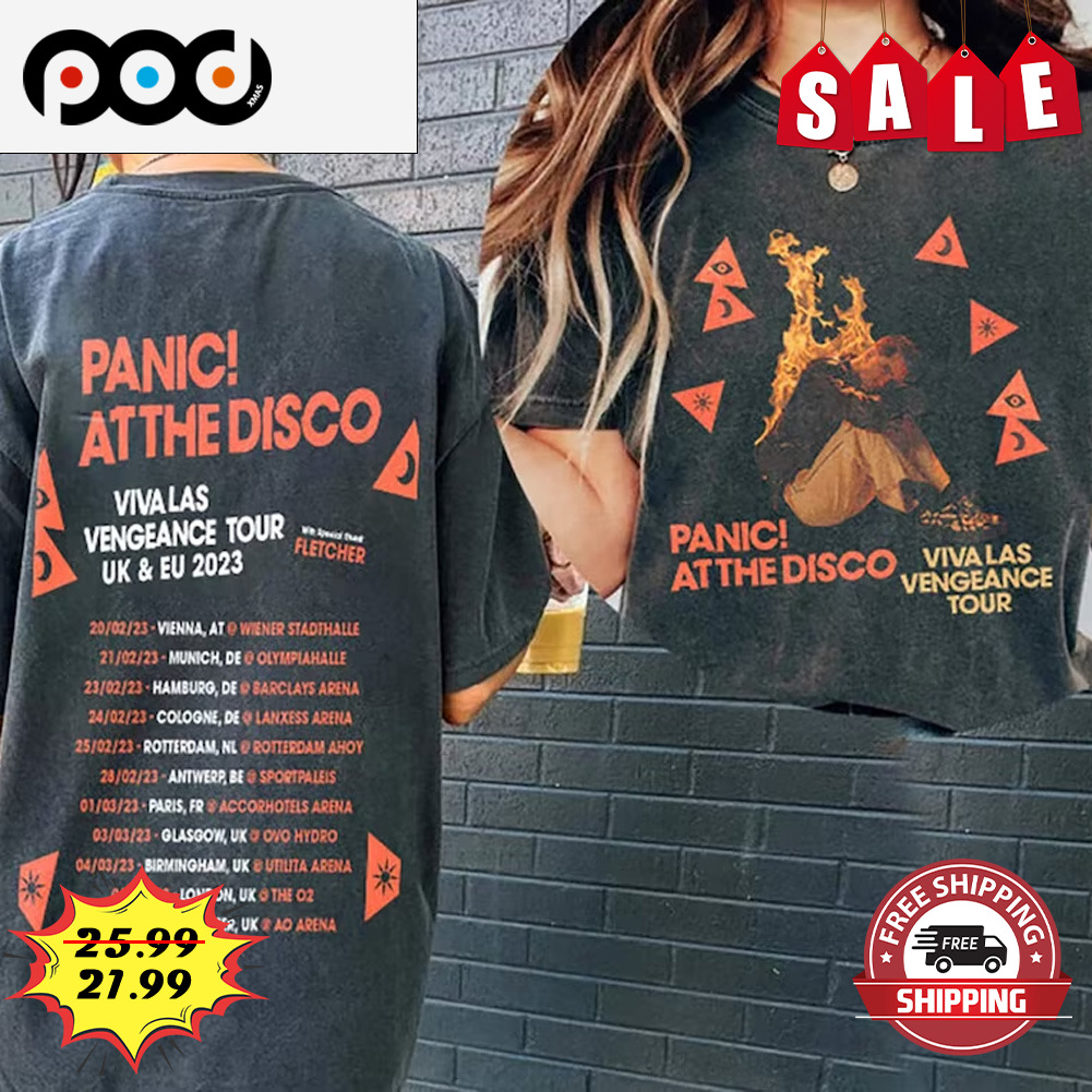 Panic At The Disco Viva Las Vengeance Tour 2023 Shirt