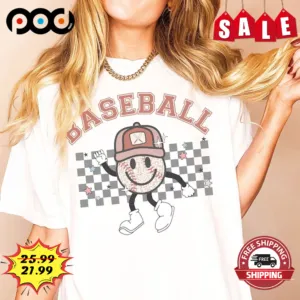 Happy Baseball Mom Graphic Shirt