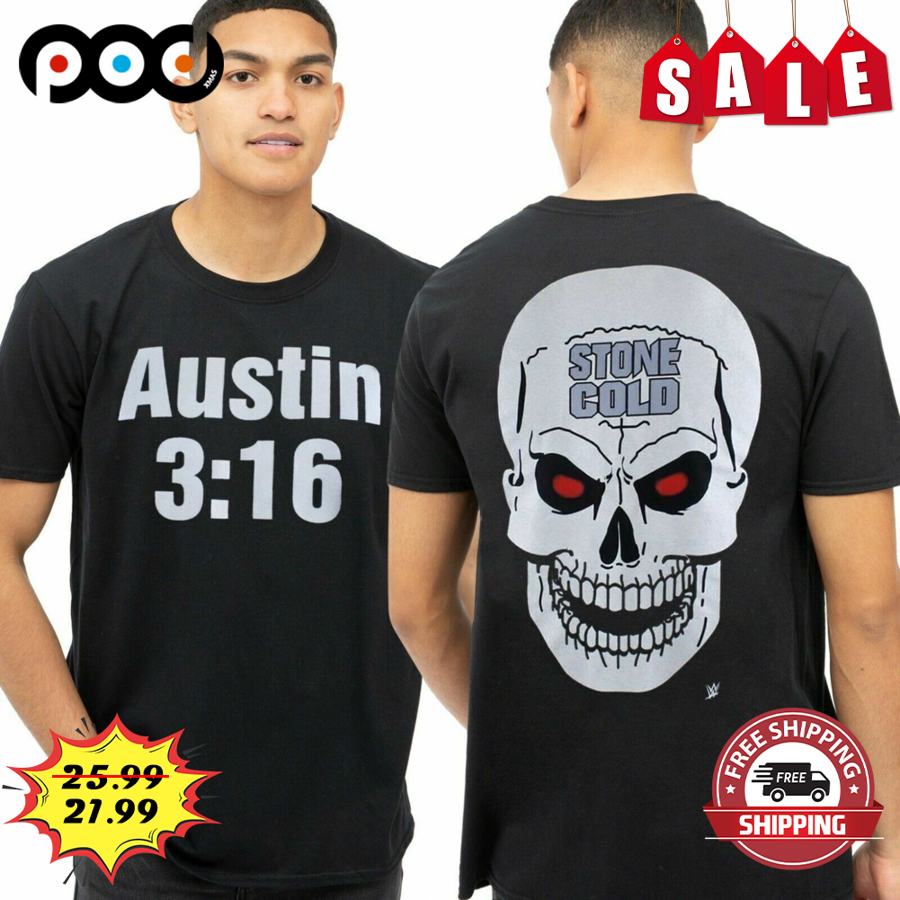 Austin 3:16 Red Skull T-Shirt