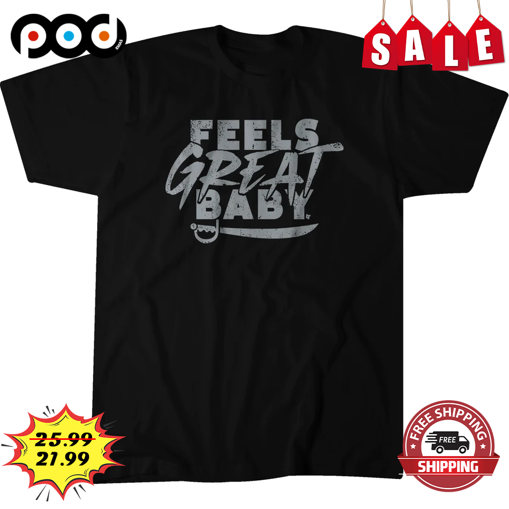 Feels Great Baby Sword Vintage Retro Shirt