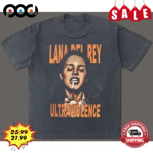 Lana Del Rey Ultraviolence Smoking Album Tour 2023 Vintage Shirt