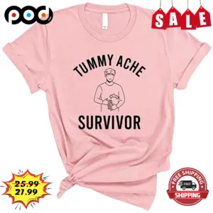 Man Tummy Ache Survivor Vintage Shirt