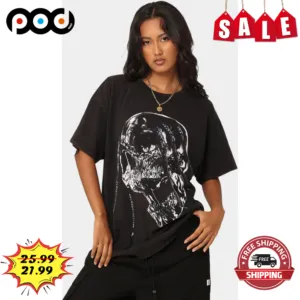 Skull Shout Goat Crew Vintage Shirt