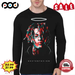 XXX Tentacion Angel Heaven Respect Neon Vintage Shirt