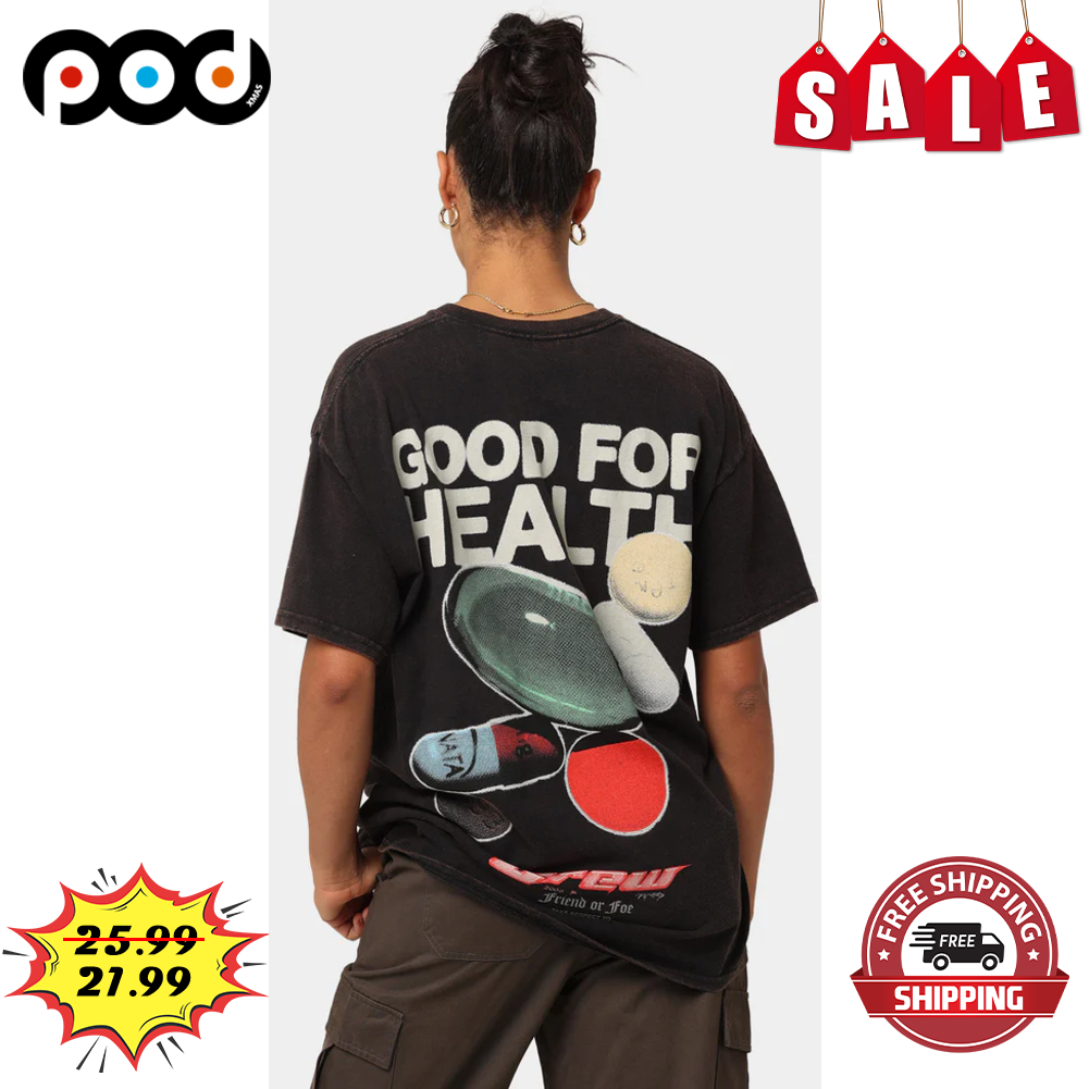Drugs Good For Health Crew Vintage Shirt 4 Drugs Good For Health Crew Vintage Shirt