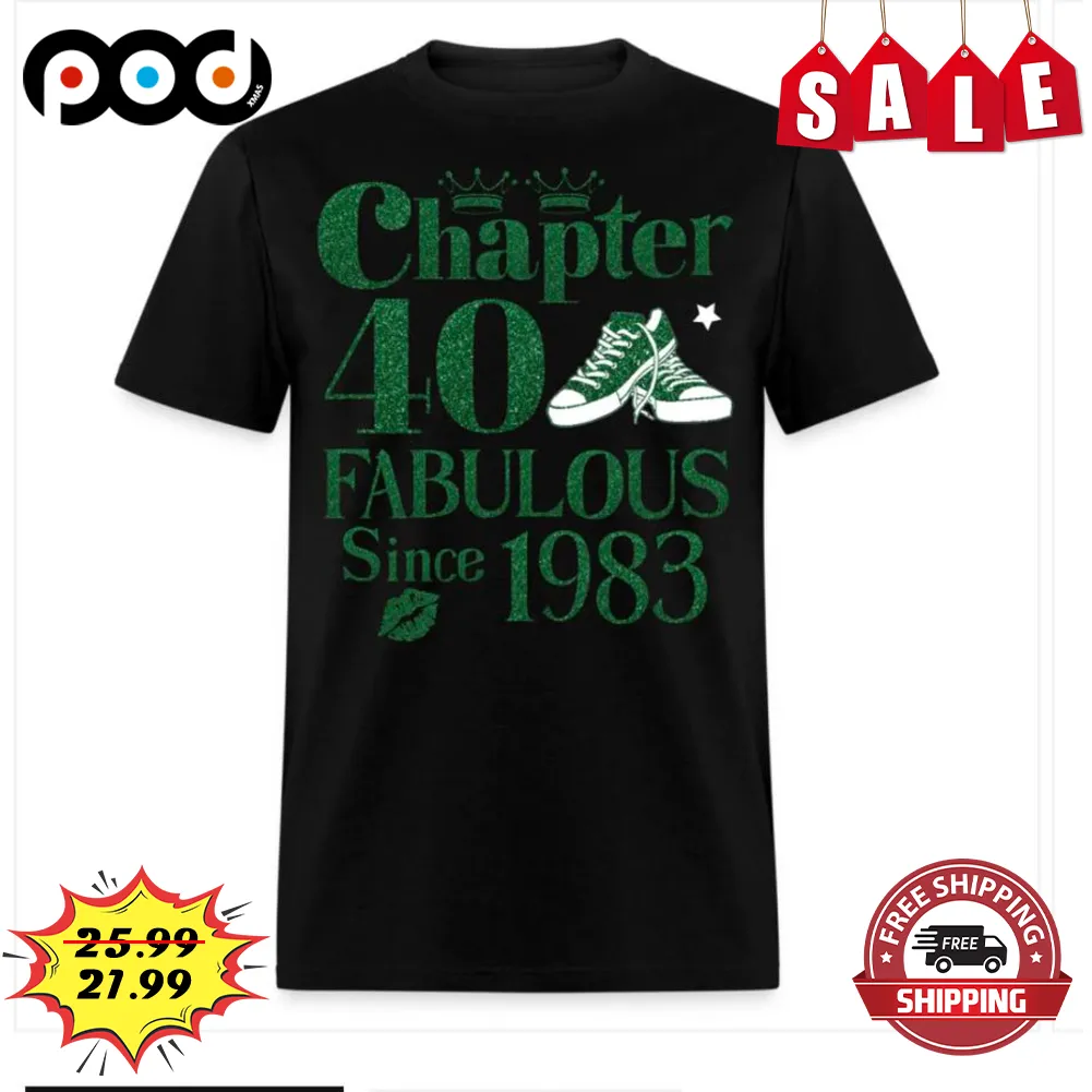 Chapter 40 Fabulous Since 1983 Kiss Shoes Vintage Shirt