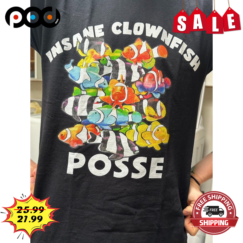 Fish Insane Clownfish Posse Vintage Shirt Fish Insane Clownfish Posse Vintage Shirt