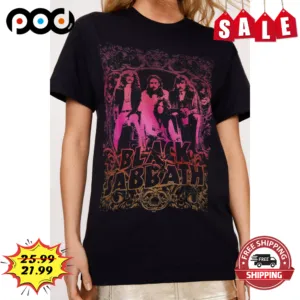 Black Sabbath Band Colorful Retro Vintage Shirt