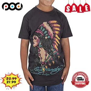 Ed Hardy Kids Girls Apparel Ed Hardy Indian Vintage Shirt