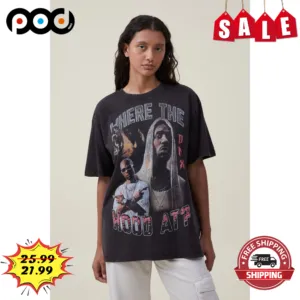 Where The Hood At Hiphop Vintage Shirt