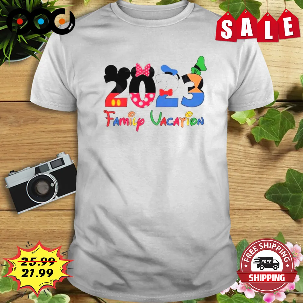 2023 disney trip family vacation shirt