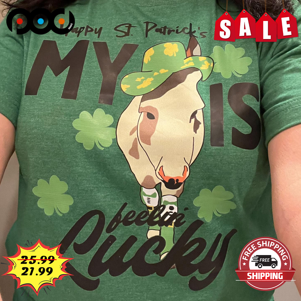 Happy St Patrick's Day My Is Lucky Cow Lover Day
