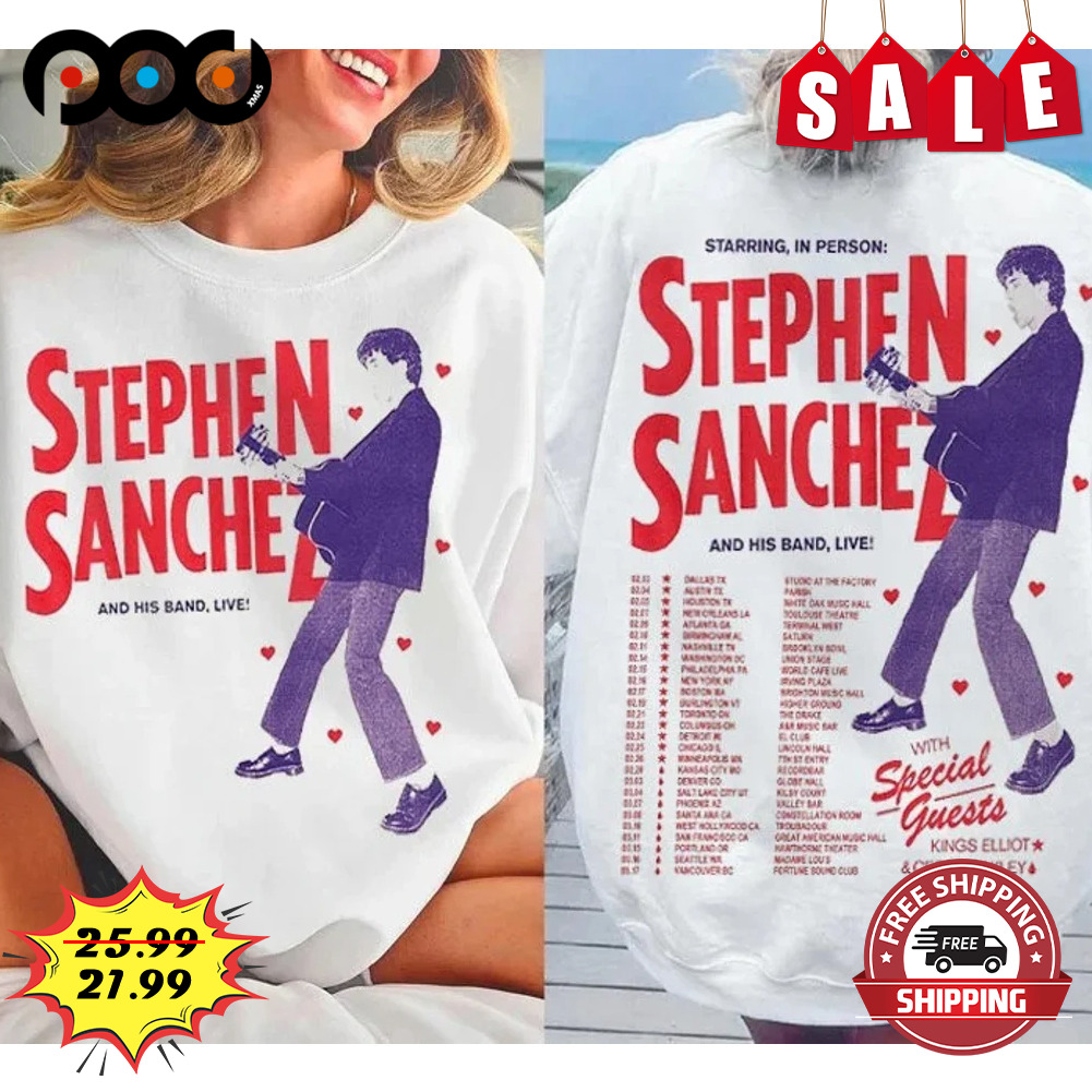 Stephen Sanchez 2023 Tour Shirt