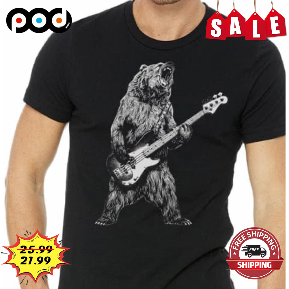 Bear Play Guitar Shirt