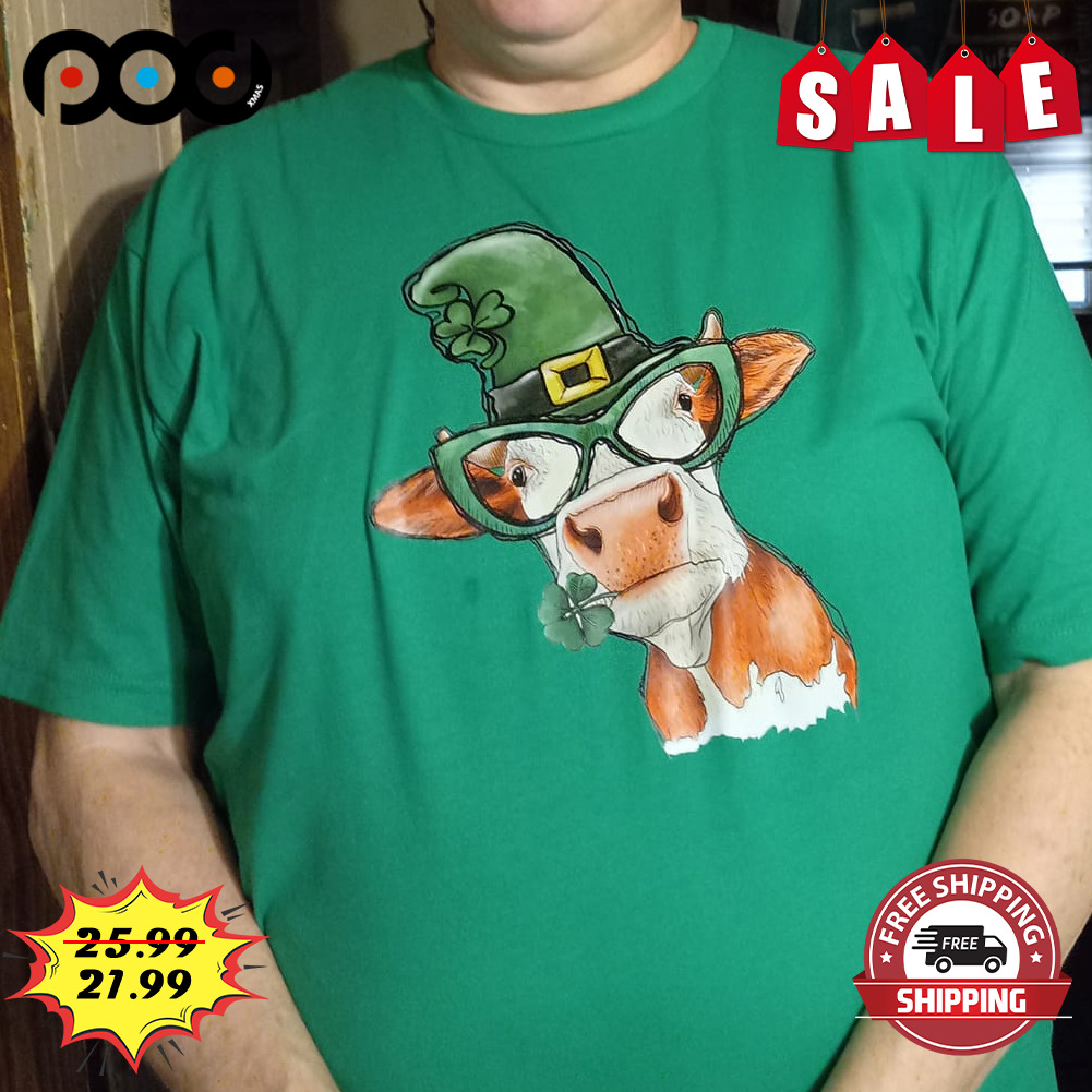 Cow St Patricks Day Cow Lover Shirt
