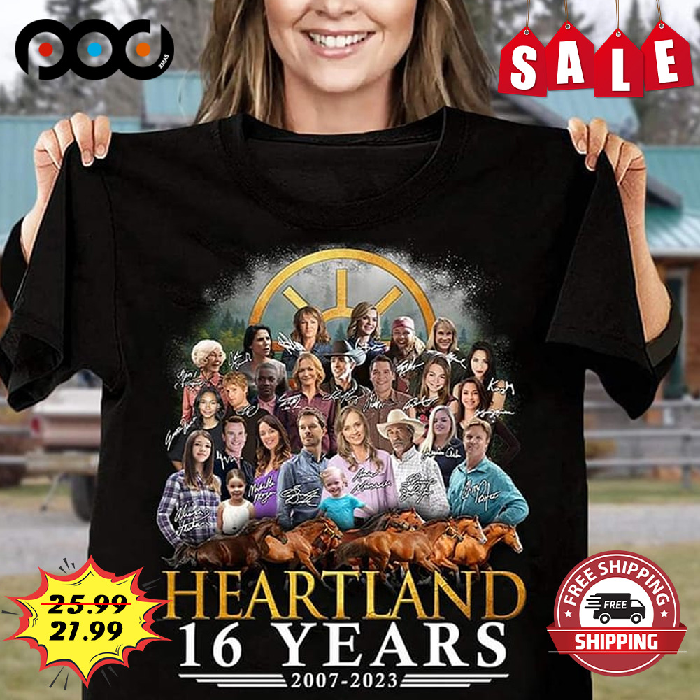 Heartland 16 Years Parenthood 2007-2023 Shirt