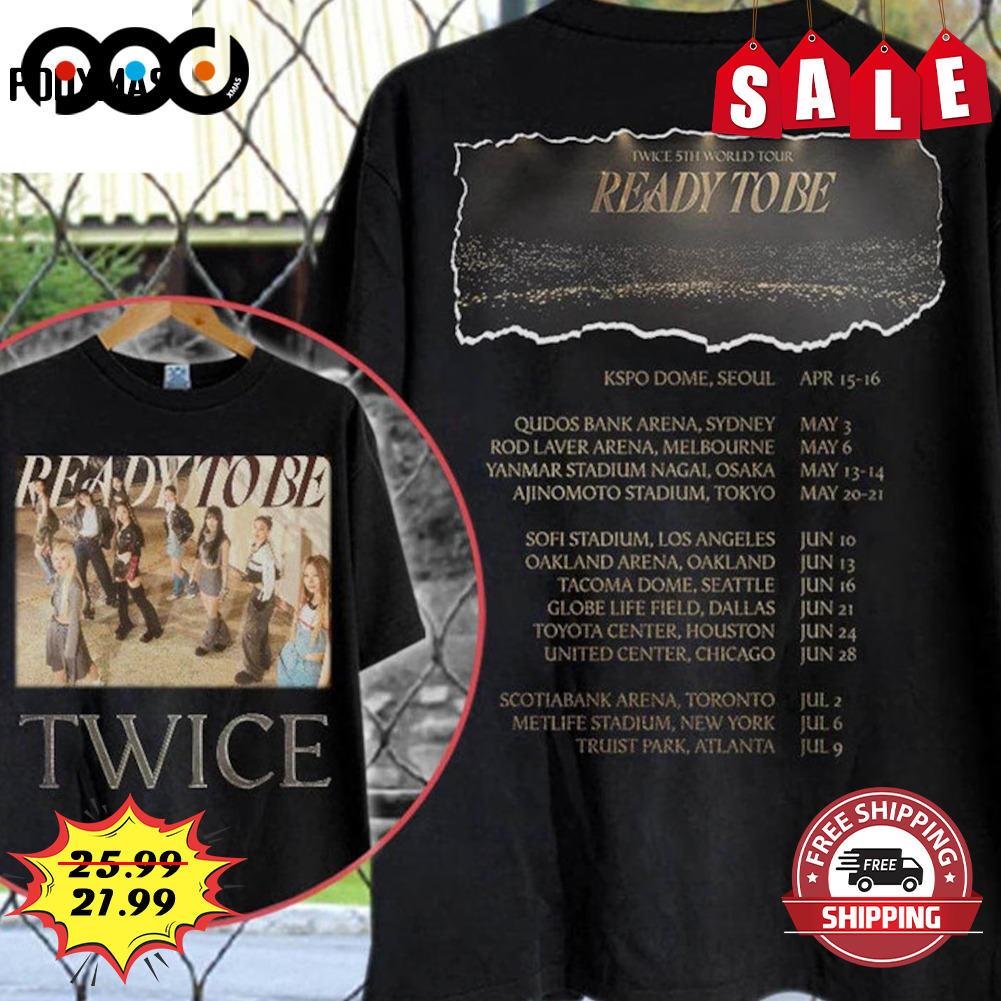 Ready To Be Tour Music 2023 Vintage Retro Aesthetic Graphic Shirt