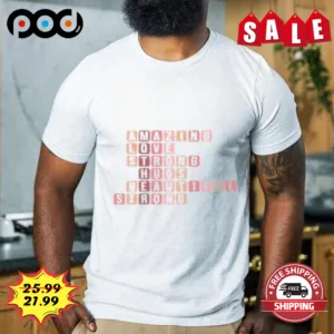 Amazing Love Strong Hugs Beautiful Strong Vintage Retro Shirt