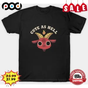 Devil Cute As Hell Goat Shirt