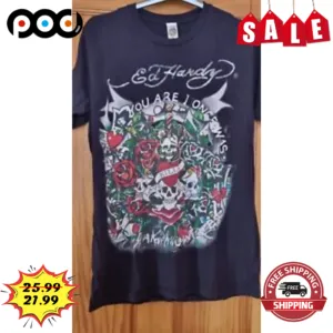 Ed Hardy Skull Flower Tatto Vintage 2023 Shirt
