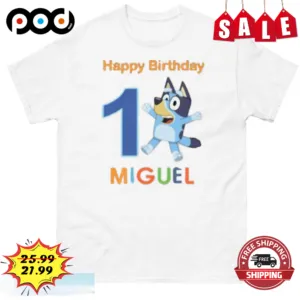Happy Birthday Bluey Miguel Vintage Shirt