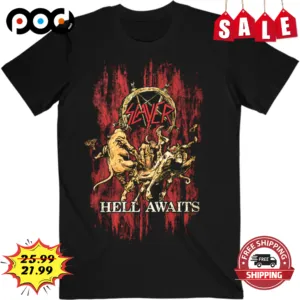 Hell Awaits Slayer Vintage Shirt