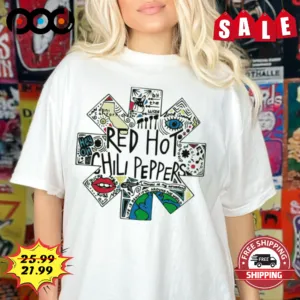 Red Hot Chili Peppers Colorful Vintage Shirt