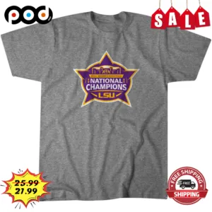 Fanmats LSU Tigers Rug National Champions Shirt