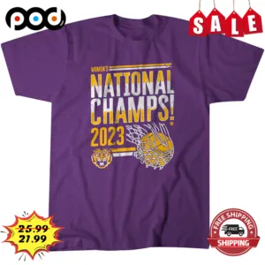 Fanmats LSU Tigers Rug Women's National Champs 2023 Shirt