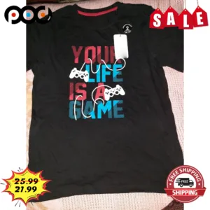Gamepad Your Life Is A Game Vintage Shirt
