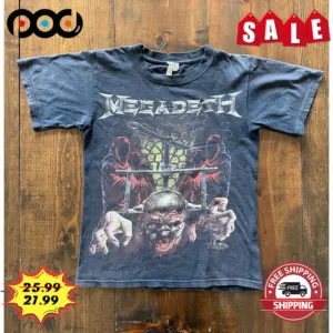 Megadeth Devil Judgment Retro Vintage Shirt